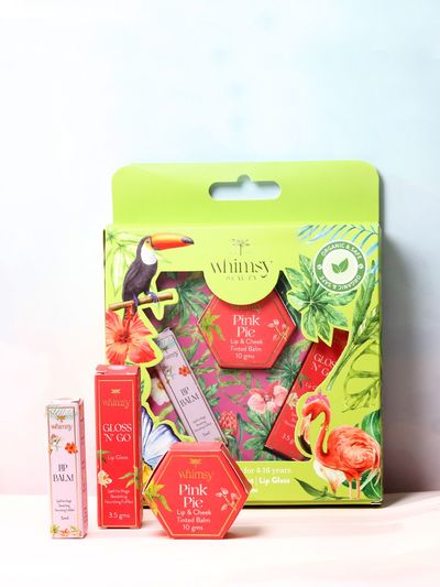 Whimsy Safe & Organic Mini Garden Beauty Kit For Preteen And Teen Girls (Pack Of 3)