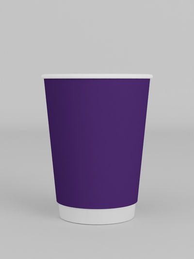 Vinay Trading Double Walled Coffee Cups (Purple)- 350Ml