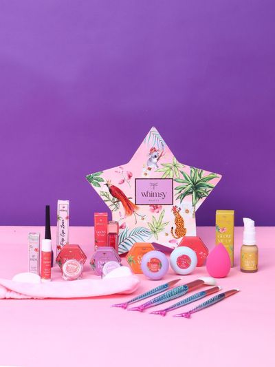 Whimsy Safe & Organic Blossom Beauty Makeup Kit For Preteen And Teen Girls (Pack Of 12)