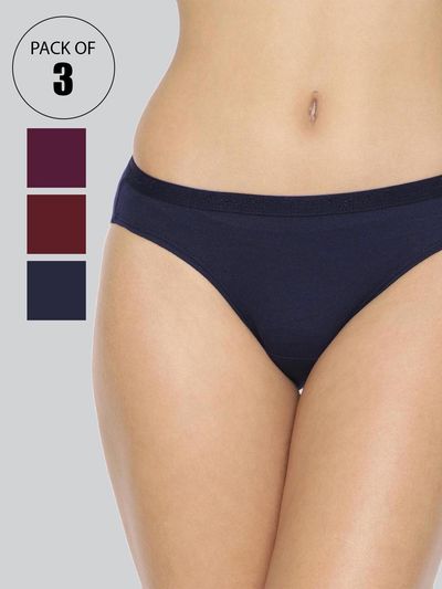 Lyra Women's Bikini Panty Solid | XXL (Colour May Vary)