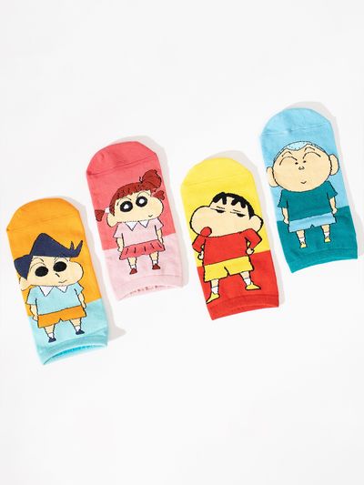Thela Gaadi Unisex 78% Cotton, 17% Spandex, and 5% Elastic Ankle Socks | Assorted - Free Size