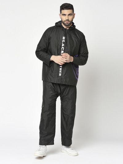 Citizen XXL Reversible Black Panther Raincoat