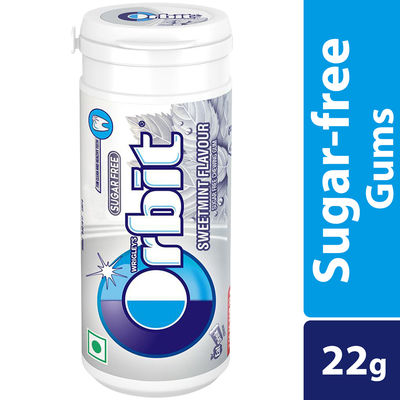 Orbit Sugar Free Sweetmint Chewing Gum Tube