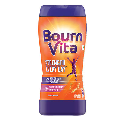 Bournvita Chocolate Malt Based Food Drink Mix | For 7 - 9 years Kids