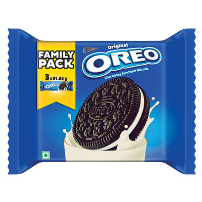Cadbury Oreo Vanilla Cream Biscuits | Artificial Flavour-free