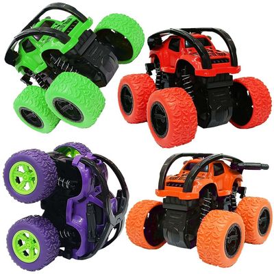 Toybharat Monster Truck Stunt Set | 360-Degree Action for Boys Aged 3-8 | Pack of 4