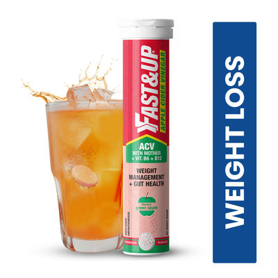 Fast&Up Apple Cider Vinegar For Weight Loss - Green Apple Flavour