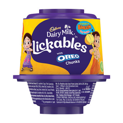 Cadbury Dairy Milk Lickables Chocolate with Oreo Chunks
