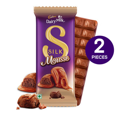 Cadbury Dairy Milk Silk Mousse Chocolate Bar - Pack of 2 Combo