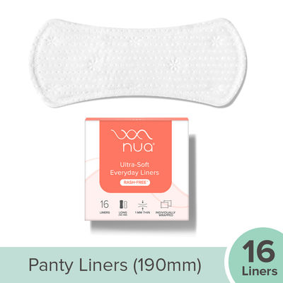 Nua Everyday Panty Liners Rash-Free And Toxin-Free - L | 190 mm