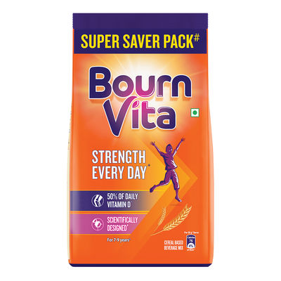 Cadbury Bournvita Chocolate Nutrition Drink Pouch