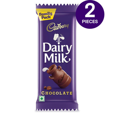 Cadbury Dairy Milk Chocolate Bar Family Pack, 117 g Combo