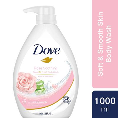 Dove Go Fresh Body Wash | Rose & Aloe Vera | For Replenished Skin