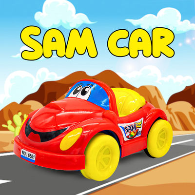 Toybharat Push N Go Sam Car | Exciting Birthday Gift for Kids - Multicolour