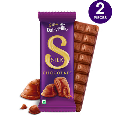 Cadbury Dairy Milk Silk Chocolate Bar, 150 g - Pack of 2