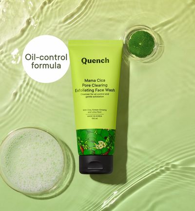 Quench Exfoliating Face Wash with Cica & Korean Ginseng for Acne Control