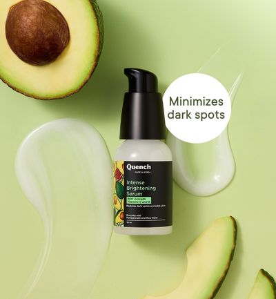 Quench Bravocado Intense Brightening Korean Serum with 2% Niacinamide for Pigmentation and Dark Spots