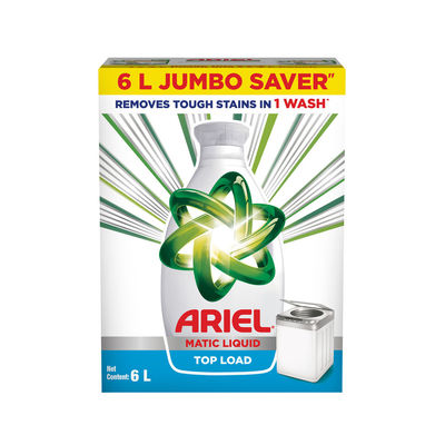 Ariel Stain Removal Top Load Washing Machine Detergent Liquid