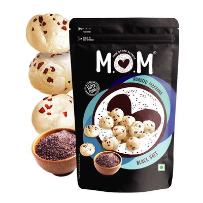 Mom Roasted Makhana - Black Salt