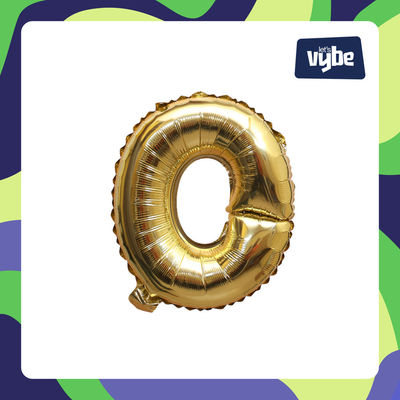 Let's Vybe Foil Balloon Number 0