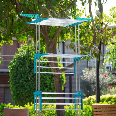 Uttam Stainless Steel Cloth Stand - 3 Level