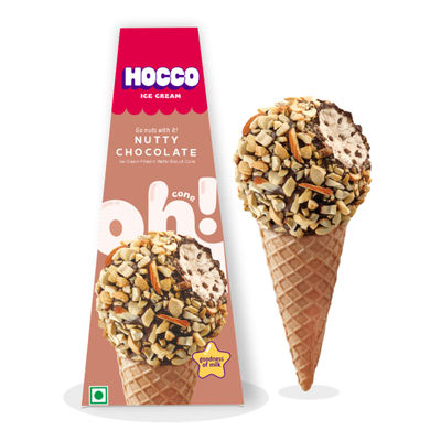 Hocco Nutty Chocolate Oh Cone
