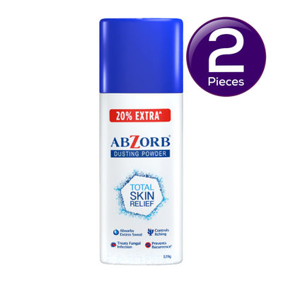 Abzorb Anti Fungal Dusting Powder 120g 120 g X 2 Combo
