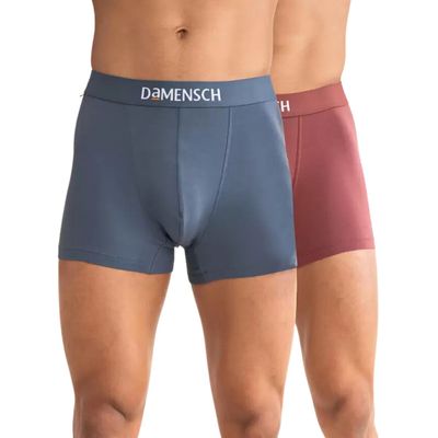 DaMENSCH Men's Deo Cotton Trunk | 4-Way Stretch Fabric | XL