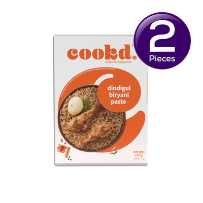 Cookd Dindigul Biryani Paste 255 g X 2 Combo