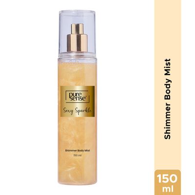 Puresense Sexy Sparkle Golden Shimmer Spray Body Mist - For Women