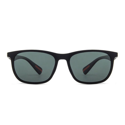 Vincent Chase by Lenskart | Full Rim Wayfarer Sunglasses | Polarized UV Protected | Unisex | Large | Green