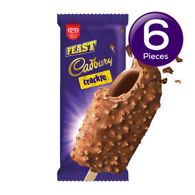 Kwality Wall's Feast Cadbury Crackle Stick 70 ml Combo