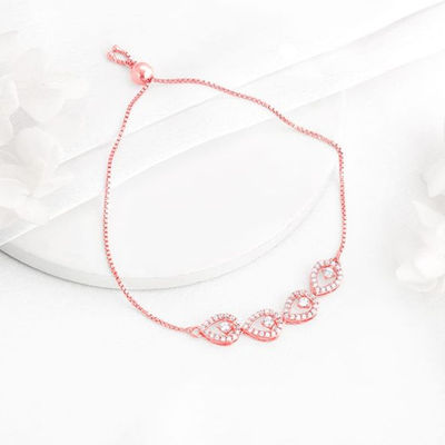 Giva Rose Gold Peary Love Bracelet