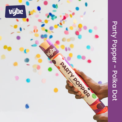 Let's Vybe Party Popper | Polka Dot