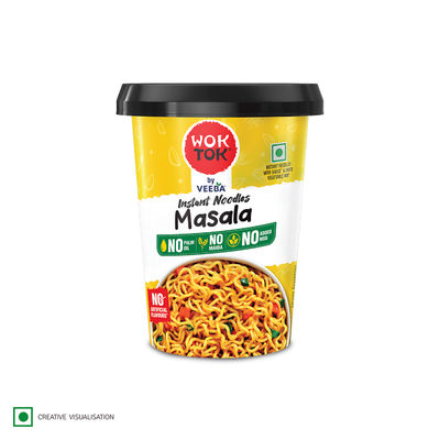 Wok Tok by Veeba Instant Cup Noodles Masala