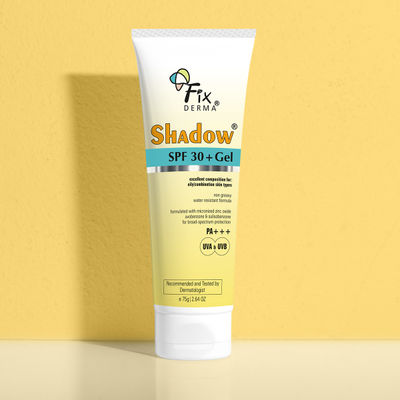 Fixderma Shadow SPF 30+ Gel Sunscreen Non-Greasy | For Daily Sun Protection