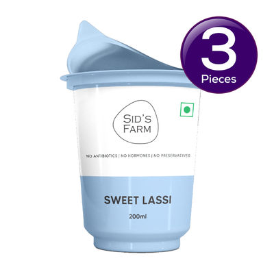 Sid's Farm Sweet Lassi 200 ml Combo