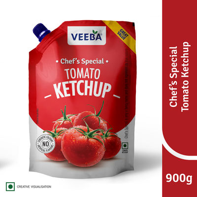 Veeba Tomato Ketchup Pouch | GMO-free