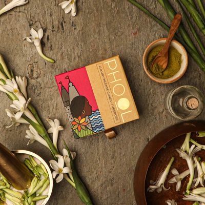 Phool Tuberose Dhoop Cones 100% Natural Certified Rajnigandha Cones