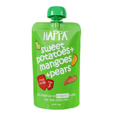 Happa Sweet Potato | Mango | Pear Puree
