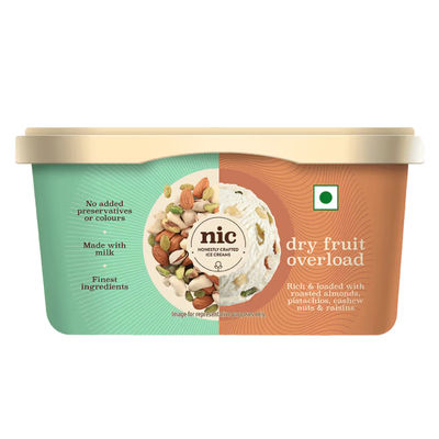 NIC Dry Fruit Over Load Ice Cream Tub