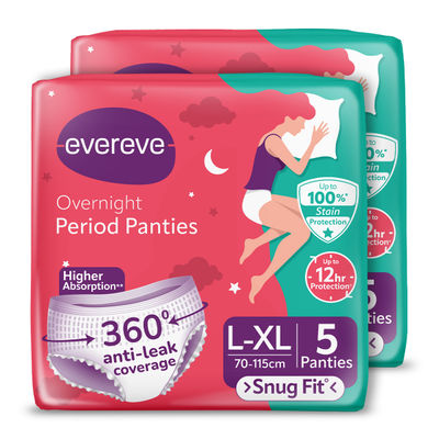 Evereve Overnight Disposable Period Panties | M-L