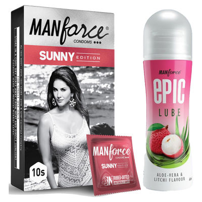 Manforce Sunny edition +  Epic Aloe-vera litchi lube