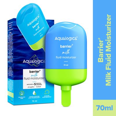 Aqualogica 5 Barrier+ Milk Fluid Moisturizer Lightweight Milk-Like Texture