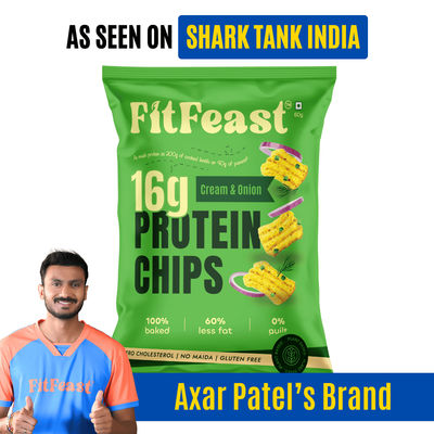 Fitfeast Protein Chips Cream Onion