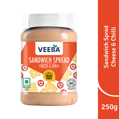 Veeba Cheese and Chilli Sandwich Spread | Bottle | Trans Fat-free