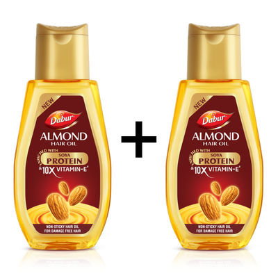 Dabur Almond Hair Oil 500 ml X 2 Combo