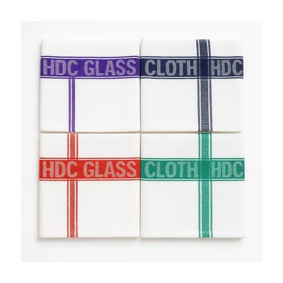 HD Creations Glass Cloth | 43 x 43 cm | Set Of 4 - Assorted Colour & Design