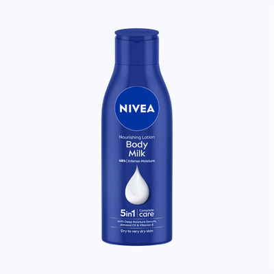 NIVEA Nourishing Body Lotion Body Milk|48 H Moisturization|2X Almond Oil|For Very Dry Skin