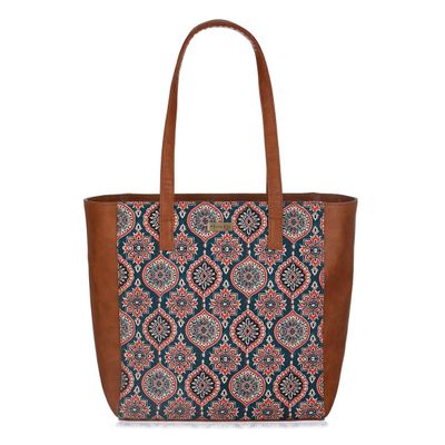 Priyaasi Women's PU 5.5 L Tote Bag | Multicolour - Regular